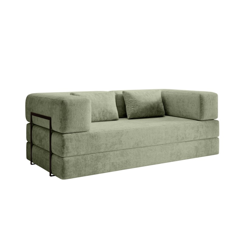 Nowoczesna sofo kanapa COZMO z funkcją spania w tkaninie POSO 47 DOMOHOME Nowoczesna sofo kanapa COZMO z funkcją spania w tkaninie POSO 47 DOMOHOME