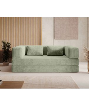 Nowoczesna sofo kanapa COZMO z funkcją spania w tkaninie POSO 47 DOMOHOME