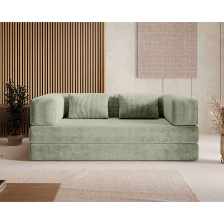 Nowoczesna sofo kanapa COZMO z funkcją spania w tkaninie POSO 47 DOMOHOME