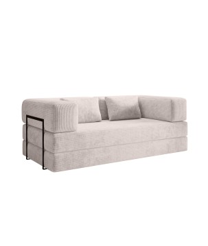 Nowoczesna sofo kanapa COZMO z funkcją spania w tkaninie POSO 100 DOMOHOME