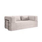 Nowoczesna sofo kanapa COZMO z funkcją spania w tkaninie POSO 100 DOMOHOME