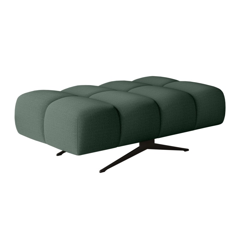 Nowoczesna pufa PRADO Soft Lux w tkaninie CURIO 37 WERSAL
