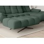Nowoczesna pufa PRADO Soft Lux w tkaninie CURIO 37 WERSAL
