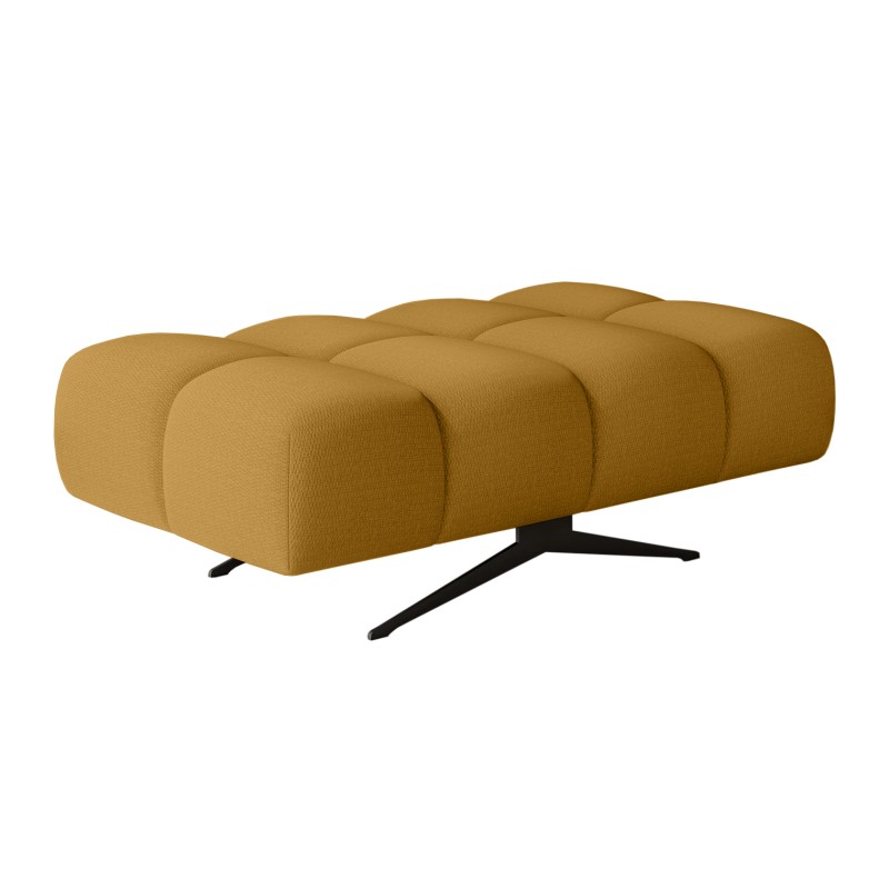 Nowoczesna pufa PRADO Soft Lux w tkaninie CURIO 48 WERSAL