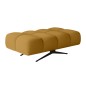 Nowoczesna pufa PRADO Soft Lux w tkaninie CURIO 48 WERSAL