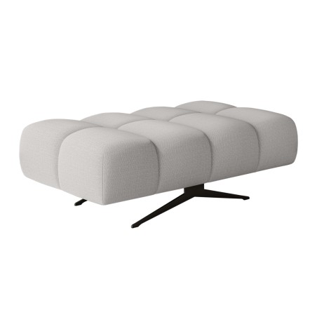 Nowoczesna pufa PRADO Soft Lux w tkaninie CURIO 80 WERSAL
