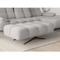 Nowoczesna pufa PRADO Soft Lux w tkaninie CURIO 80 WERSAL