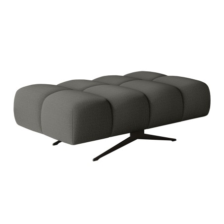 Nowoczesna pufa PRADO Soft Lux w tkaninie CURIO 93 WERSAL