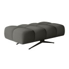 Nowoczesna pufa PRADO Soft Lux w tkaninie CURIO 93 WERSAL
