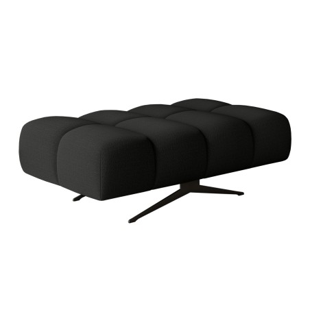 Nowoczesna pufa PRADO Soft Lux w tkaninie CURIO 99 WERSAL