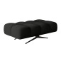 Nowoczesna pufa PRADO Soft Lux w tkaninie CURIO 99 WERSAL