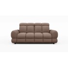 Nowoczesna sofa TOLLO 2 osobowa z regulacją zagłówka x2 tkanina SALVADOR 03 WERSAL