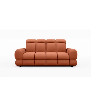 Nowoczesna sofa TOLLO 2 osobowa z regulacją zagłówka x2 tkanina SALVADOR 07 WERSAL