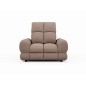 Fotel TOLLO – nowoczesny fotel wypoczynkowy z regulowanym zagłówkiem w tkaninie SALVADOR 03 WERSAL