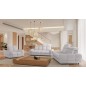 Nowoczesna sofa TOLLO 2 osobowa z regulacją zagłówka x2 tkanina SALVADOR 13 WERSAL