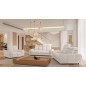 Nowoczesna sofa TOLLO 3 osobowa z regulacją zagłówka x2 tkanina SALVADOR 01 WERSAL