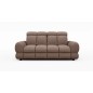 Nowoczesna sofa TOLLO 3 osobowa z regulacją zagłówka x2 tkanina SALVADOR 03 WERSAL