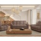 Nowoczesna sofa TOLLO 3 osobowa z regulacją zagłówka x2 tkanina SALVADOR 03 WERSAL