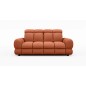 Nowoczesna sofa TOLLO 3 osobowa z regulacją zagłówka x2 tkanina SALVADOR 07 WERSAL