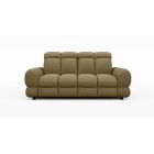 Nowoczesna sofa TOLLO 3 osobowa z regulacją zagłówka x2 tkanina SALVADOR 10 WERSAL