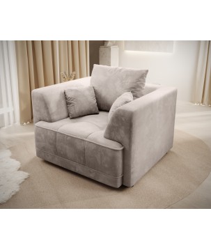 Nowoczesny Fotel TIGA w tkaninie Aphrodite 04 WERSAL