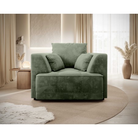 Nowoczesny Fotel TIGA w tkaninie Aphrodite 12 WERSAL
