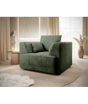 Nowoczesny Fotel TIGA w tkaninie Aphrodite 12 WERSAL