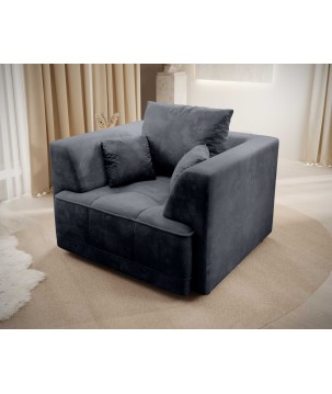 Nowoczesny Fotel TIGA w tkaninie Aphrodite 23 WERSAL