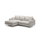 Elegancki narożnik SALLY S z funkcją spania w tkaninie SORELLA 05 WERSAL