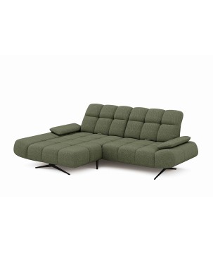 Elegancki narożnik MORENO S z funkcją w tkaninie ARAGON 39 WERSAL