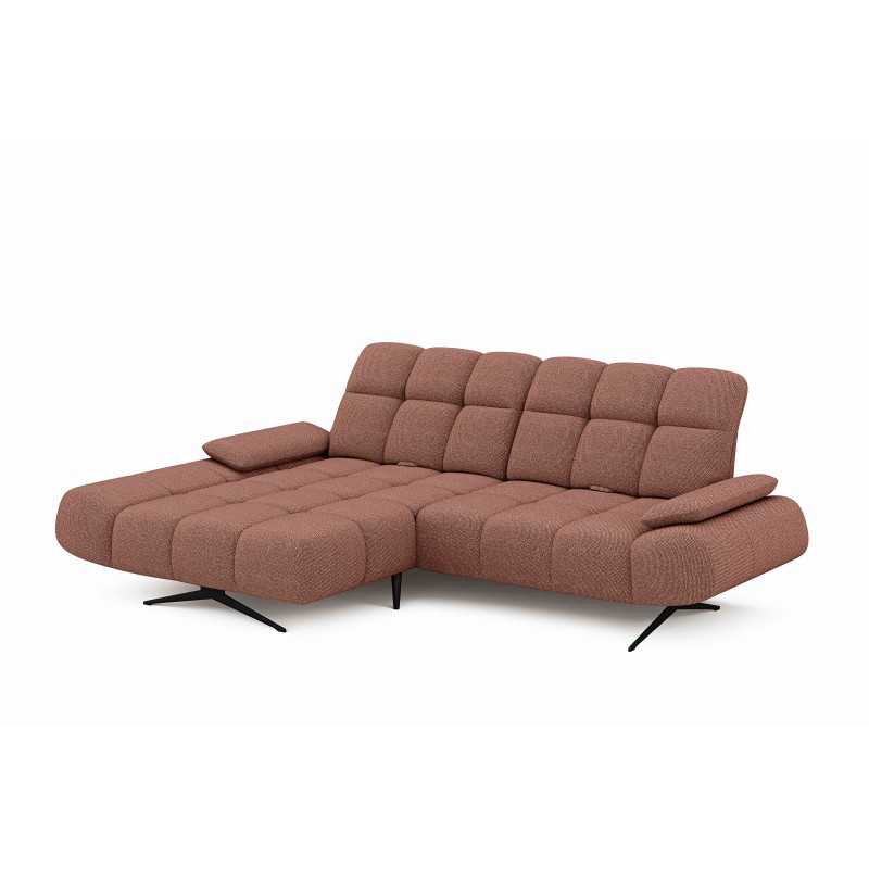 Elegancki narożnik MORENO S z funkcją w tkaninie ARAGON 59 WERSAL