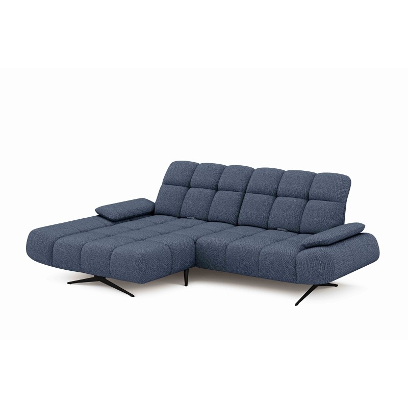 Elegancki narożnik MORENO S z funkcją w tkaninie ARAGON 79 WERSAL