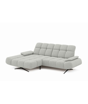 Elegancki narożnik MORENO S z funkcją w tkaninie ARAGON 80 WERSAL