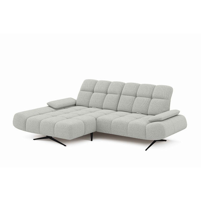 Elegancki narożnik MORENO S z funkcją w tkaninie ARAGON 80 WERSAL