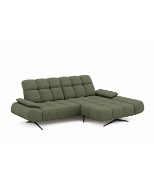 Elegancki narożnik MORENO S z funkcją w tkaninie ARAGON 39 WERSAL