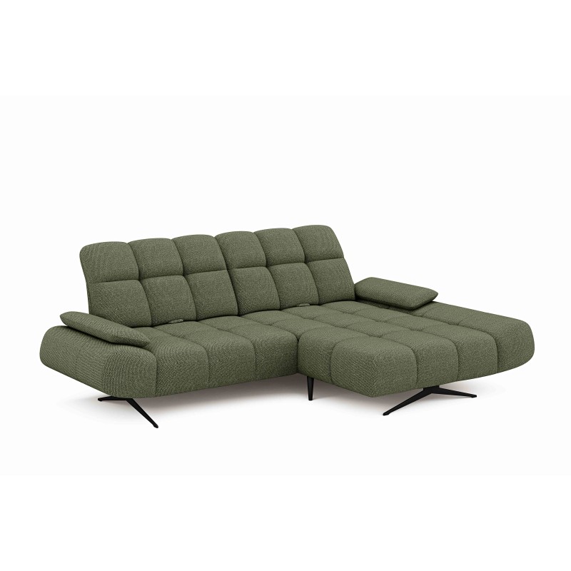 Elegancki narożnik MORENO S z funkcją w tkaninie ARAGON 39 WERSAL