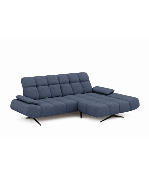 Elegancki narożnik MORENO S z funkcją w tkaninie ARAGON 79 WERSAL