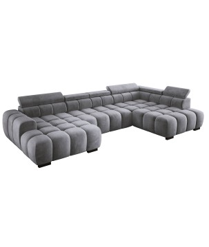 Narożnik BULL XL Prawostronny z elektryczną funkcją regulacji tkanina Salvador 14 WERSAL