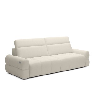 Sofa MATEO z funkcją RELAX i elektryczną regulacji siedziska tkanina PERFECT HARMONY 01 WERSAL