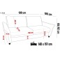Sofa, Kanapa CANTO 140 z funkcją spania wolnostojąca WERSAL