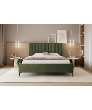Łóżko Mona Slim III 120 Tkanina VELUTTO 35 stelaż drewniany