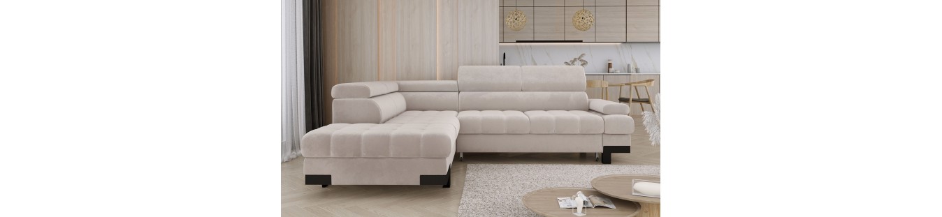 Meble wypoczynkowe Selva XL i Selva L Wersal - narożniki i pufy, Kolekcje mebli - sklep internetowy z meblami Domo Home