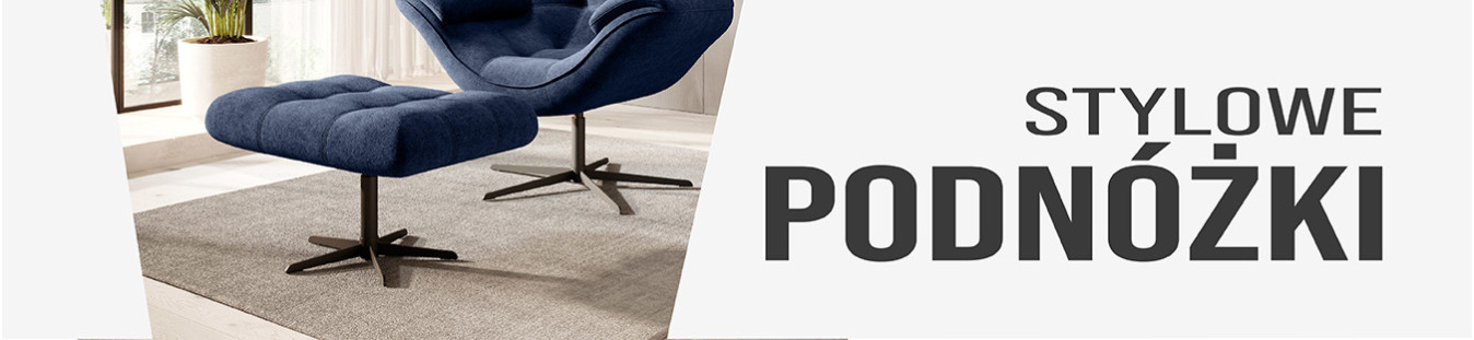 Podnóżki do fotela, kanapy i łóżka, ze schowkiem, szare, czarne - sklep internetowy Domo Home
