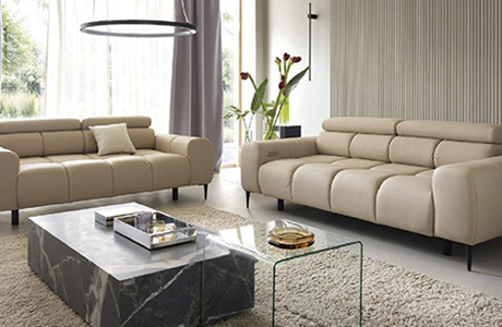 Nowoczesne sofy Wersal w salonie